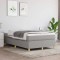 vidaXL Pat box spring cu saltea, gri deschis, 120x200 cm, textil 3144506
