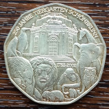 (A1066) MONEDA DIN ARGINT AUSTRIA - 5 EURO 2002, 250 ANI GRADINA ZOO DIN VIENA, Europa