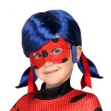 Set peruca si masca Buburuza Miraculoasa pentru fete, Ladybug 3 ani + Universala