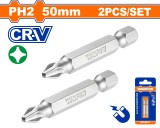 WADFOW - SET BITI PH2 50MM - 2 BUC PowerTool TopQuality