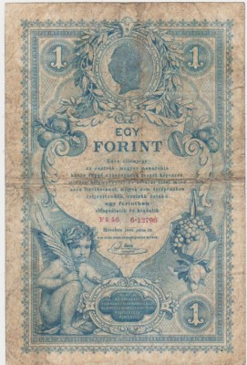 AUSTRIA 1 GULDEN 1888 F foto