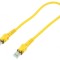 Patch Cord S/FTP Cat 6a Cu 0.5m Galben