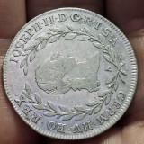 20 KREUZER 1787 B , argint , JOSEPH II , detalii bune