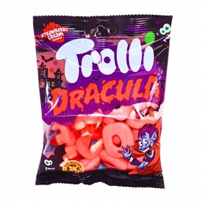 Jeleuri aroma capsuni Dracula Trolli 100g MGR29057 foto