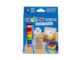 Marker cu vopsea acrilica si varf pensula Carioca 10 buc/set
