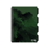 Caiet cu Spirala si Separatoare Strigo Pads Project Book Fusion B5, Matematica