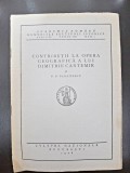 Dimitrie Cantemir - Contributii la Opera Geografica, P.P. Panaitescu, 1928, Editura Cultura Nationala, Carte Istorie + Harta