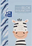 BLOC DESEN OXFORD KIDS A4 20F 120G/MP ZEBRA