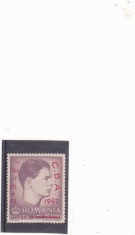 Rom&amp;acirc;nia 1947, Timbru Comercial, C.B.A- supratipar, L.P. 220 foto