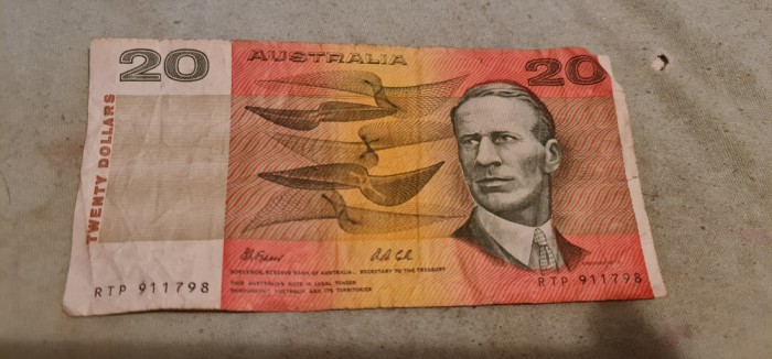 Australia 20 dollars 1974 - 1994