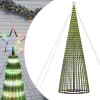 Pom de Craciun LED 1544 LED-uri colorate 500 cm
