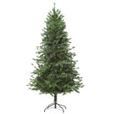 Brad de Craciun 150 cm, brad artificial cu 440 ramuri, brad verde cu baza detasabila, decoratiune de Craciun &Phi;75x150cm HOMCOM | Aosom Romania