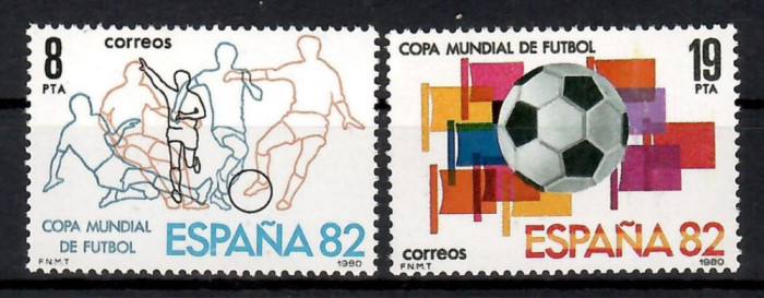 Spania 1980 - Cupa Mondială de fotbal - Spania, MNH