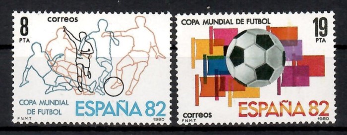 Spania 1980 - Cupa Mondială de fotbal - Spania, MNH