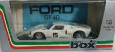 Macheta Ford GT40 - Model Box 1/43 foto