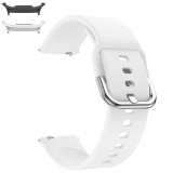 Curea din silicon compatibila cu Samsung Galaxy Watch9 44mm/40mm, Samsung Galaxy Watch 8 44mm/40mm, Daisy White