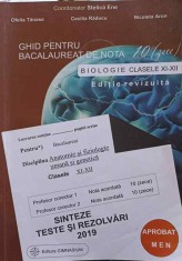 GHID PENTRU BACALAUREAT DE NOTA 10. BIOLOGIE CLASELE XI-XII-STELICA ENE, OFELIA TANASE, CECILIA RADUCU, NIC-211889