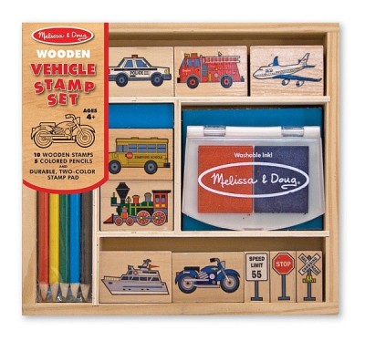 Set de stampile Vehicule Melissa and Doug foto