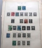 Colecție timbre vechi Uruguay 1887&ndash;1893 pe pagină de album Yvert &ndash; 11 timbre clasice, majoritatea ștampilate -A42