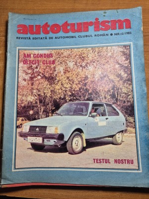 revista autoturism noiembrie 1982 - lansare autoturismul oltcit foto
