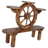 Cumpara ieftin Suport de flori handmade din lemn de pin