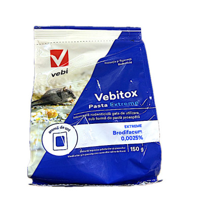 Vebitox Pasta Extreme 150 gr, raticid, Vebi foto