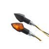 Set semnalizari 12V H6W brat scurt prindere M8 culoare negru dimensiuni: 57 x 27... Cod Produs: MX_NEW 7050067MA