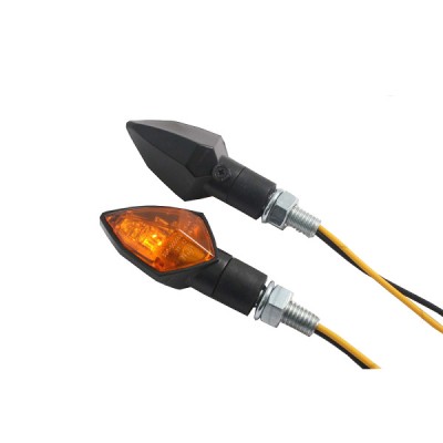 Set semnalizari 12V H6W brat scurt prindere M8 culoare negru dimensiuni: 57 x 27... Cod Produs: MX_NEW 7050067MA foto