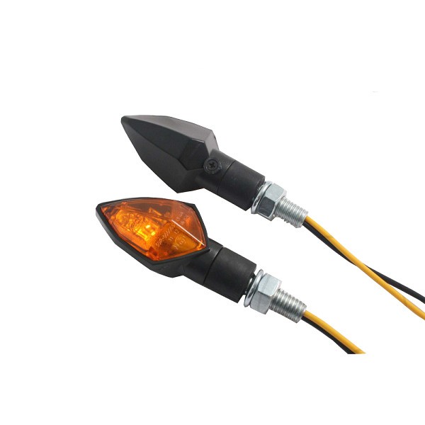 Set semnalizari 12V H6W brat scurt prindere M8 culoare negru dimensiuni: 57 x 27... Cod Produs: MX_NEW 7050067MA