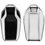 Husa Cheie Auto pentru BMW / Land Rover - Display, Silicon, Silver, 47310.94, Kwmobile
