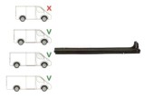 Prag FORD TRANSIT (V184/5), 05.2000-04.2006; TRANSIT/TOURNEO (V347/8), 05.2006-04.2013, partea dreapta, metal galvanizat; sub usa culisanta; lung; lu