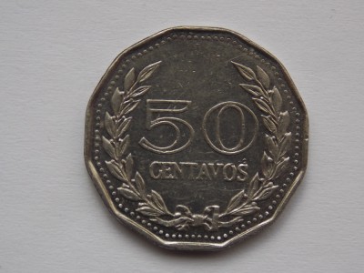 50 CENTAVOS 1971 COLUMBIA foto