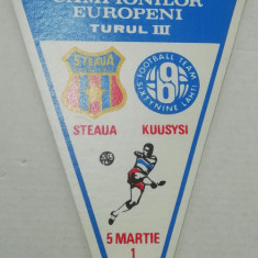 M3 C7 - Tematica fotbal - Steaua Bucuresti - Kuusysi - CCE - 5 martie 1986