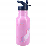 Bidon de baut Drink up Pink din inox Vadobag 500 ml