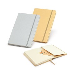 Notepad A5 cu 160 de pagini de fildes simple, buzunar interior