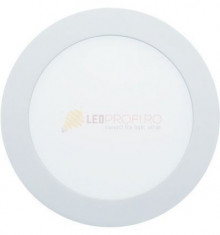 SPOT LED 12W ROTUND MAT ALB RECE foto