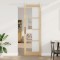 vidaXL Ușă glisantă ORKDAL Maro 78 x 232 cm Lemn masiv de pin 3331883