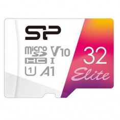 Card de memorie Silicon Power Elite, microSDHC, 32GB, Class 10, UHS-I U1, V10, A1 + Adaptor SD