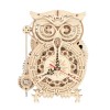 Puzzle 3D Ceas Bufniță, 161 piese, lemn, Rokr