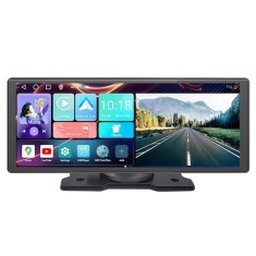 Sistem Multimedia Techstar&reg; Apple Carplay/Android 9001PND, Ecran Tactil, 9.3 Inch 1600x600 HD IPS, Bluetooth, Mirror Link, Card TF, Negru