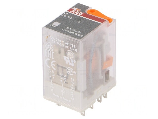 Releu Electromagnetic DPDT 230VAC 12A