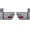Set stopuri, lampa spate BMW X5 (E53), 01.1999-10.2006, partea stanga, LED; crom, transparent; TUNING,