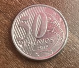 C50 - Moneda foarte veche - Brazilia - 50 centavos - 2013, America Centrala si de Sud