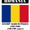PAGINI DE ALBUM CATALOG ROM&Acirc;NIA 1858-2006 (706 pagini) - format PDF