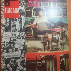 revista flacara 8 mai 1971-jubileul partidului comunist roman,articole si foto