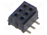 Conector PCB-PCB mamă 6 PIN 1mm CLM gold flash SMT - SAMTEC