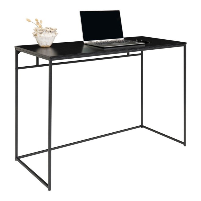 Birou Vita, cadru negru 100x45x75 cm
