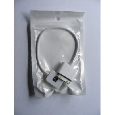 Cablu OTG Iphone (30 pin) Alb Bulk foto