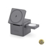 Incarcator Retea Wireless Anker 3in1 Cube 15W 1.67A Negru Y1811G11
