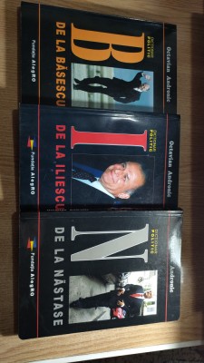 Octavian Andronic (autograf) - B de la Basescu; I de la Iliescu; N de la Nastase foto